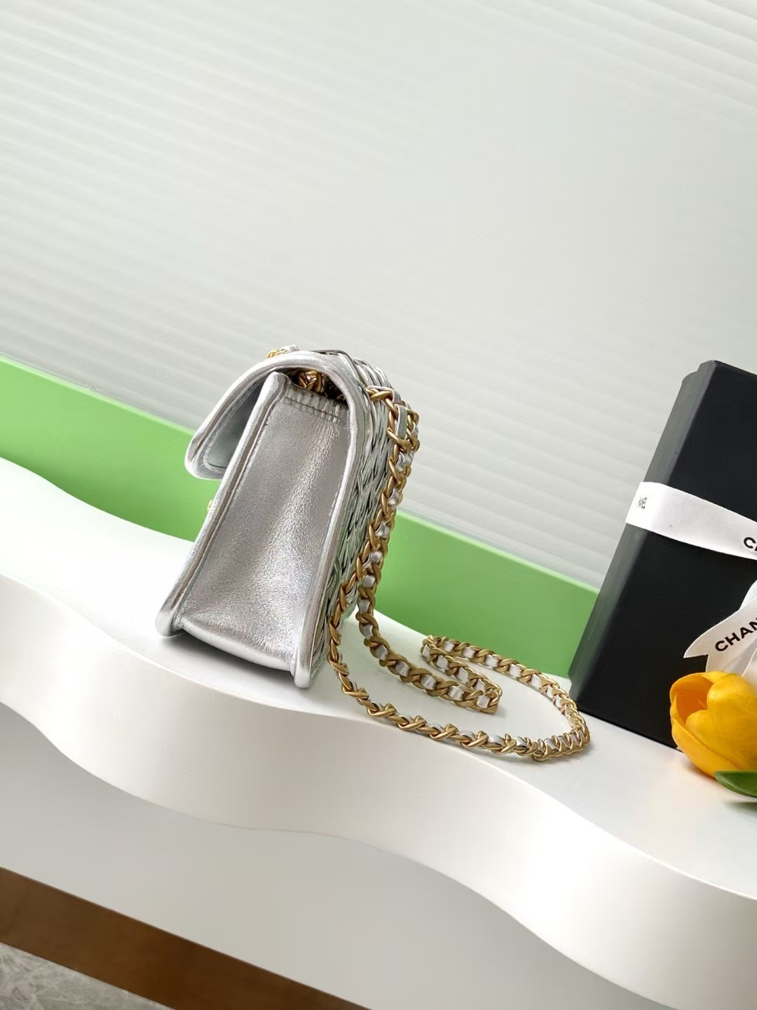 Ch*el mini flap bag 13x19x5.5cm as4797