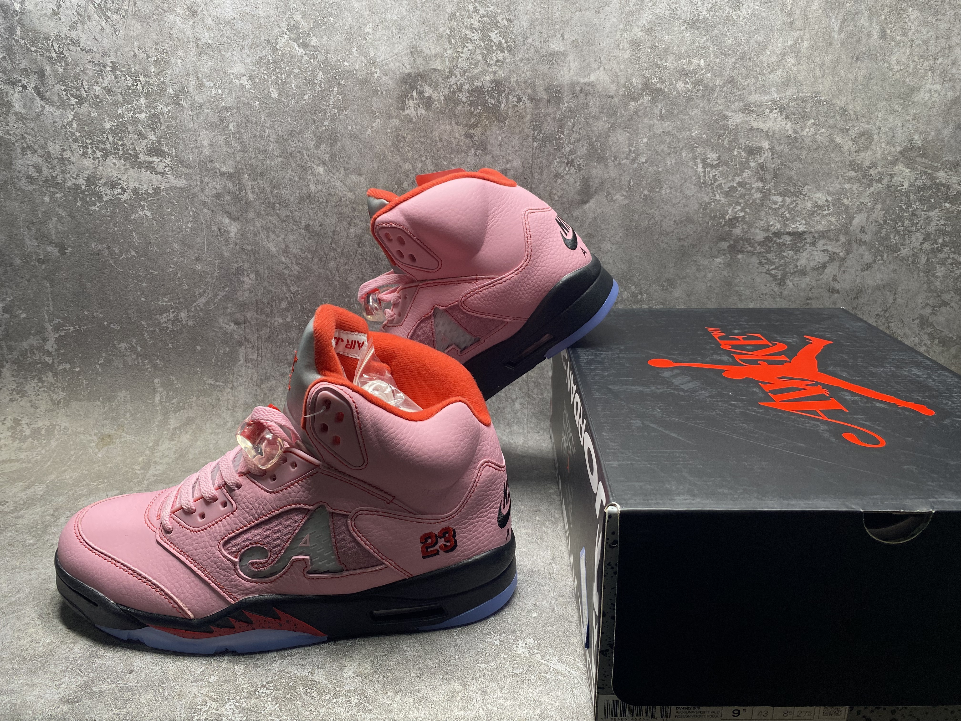 UA Jordan 5 Retro Awake NY Arctic Pink