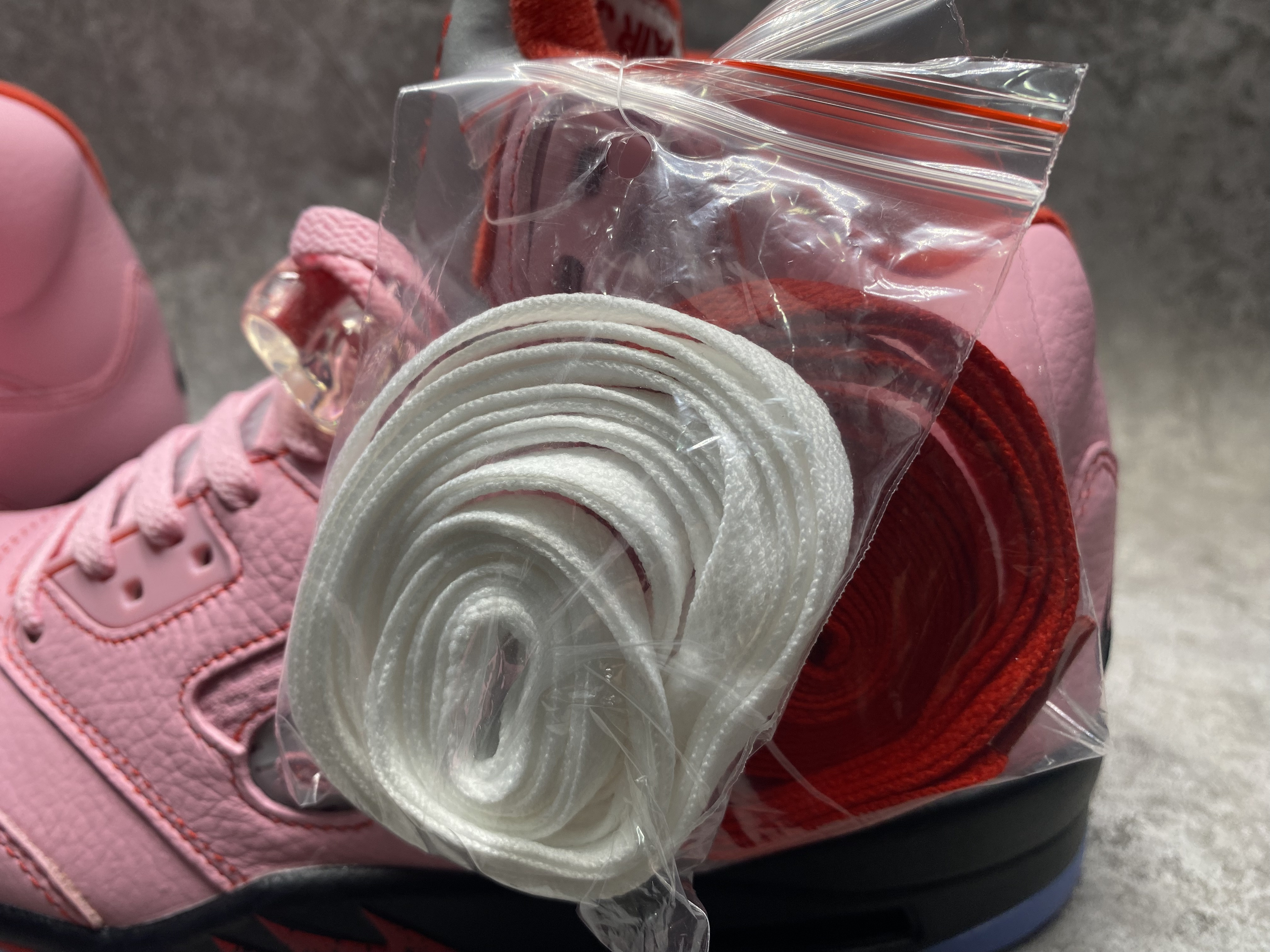 UA Jordan 5 Retro Awake NY Arctic Pink