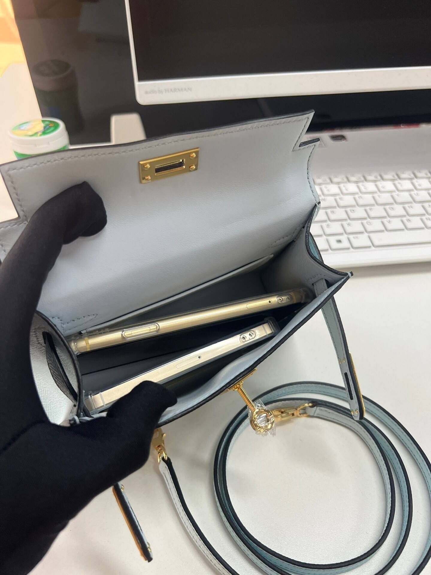 Hermès Mini Kelly 19 19×6×12CM