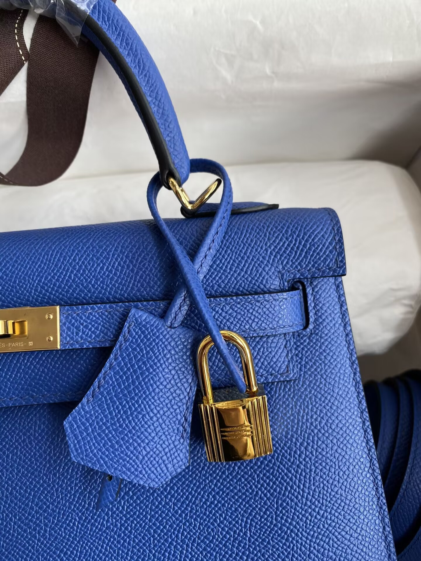 HERMÈS Kelly Gold-tone Hardware 25 28