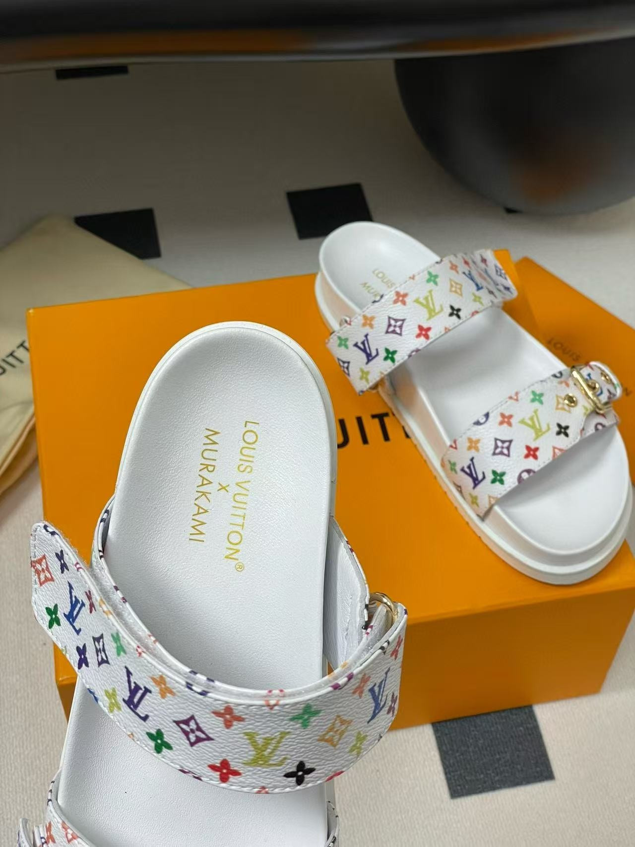 UA LV x TM Bom Dia Flat Comfort Mule