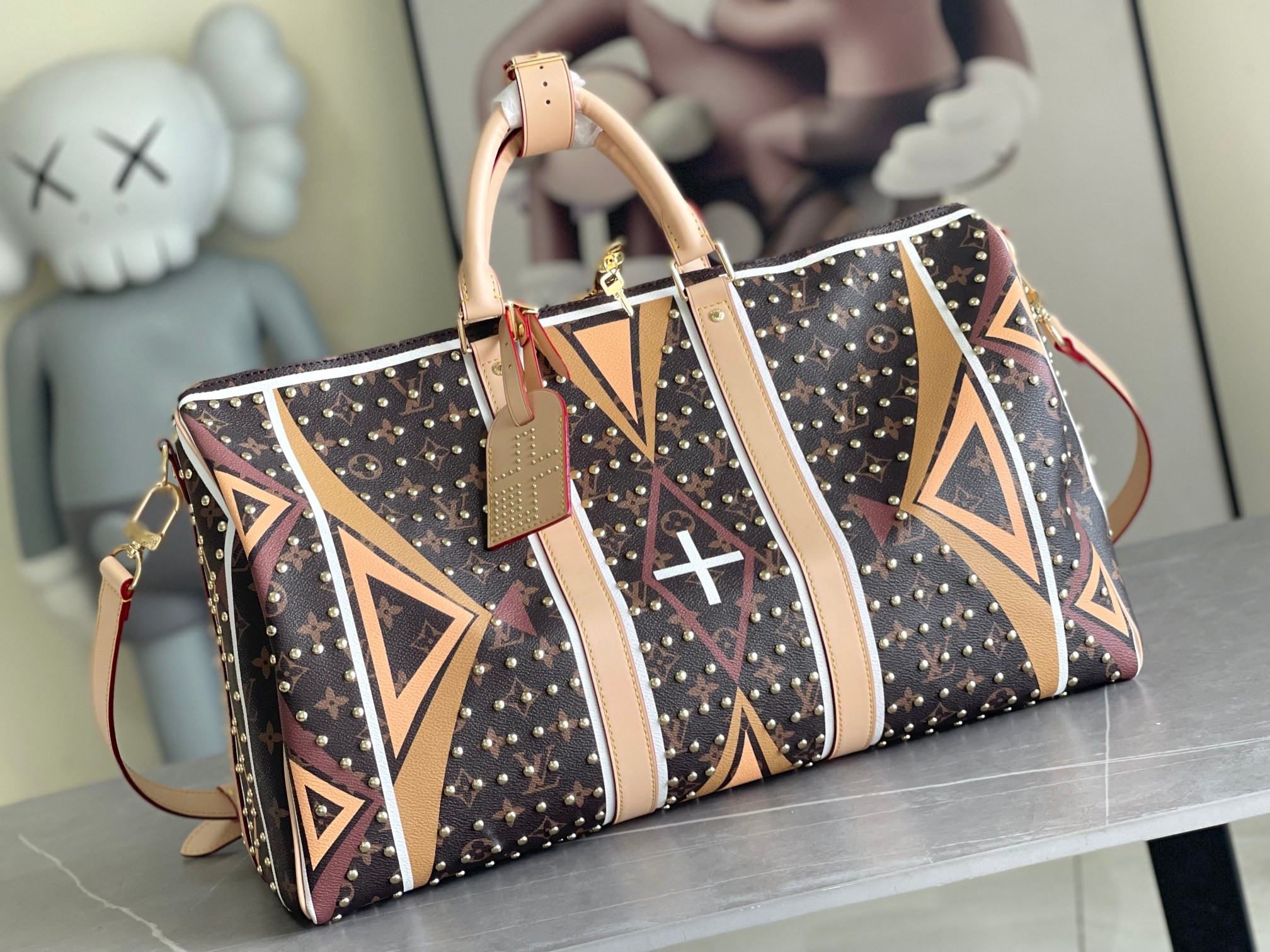 LV  keepall bandoulière 50 M11577 50.0 x 29.0 x 23.0cm