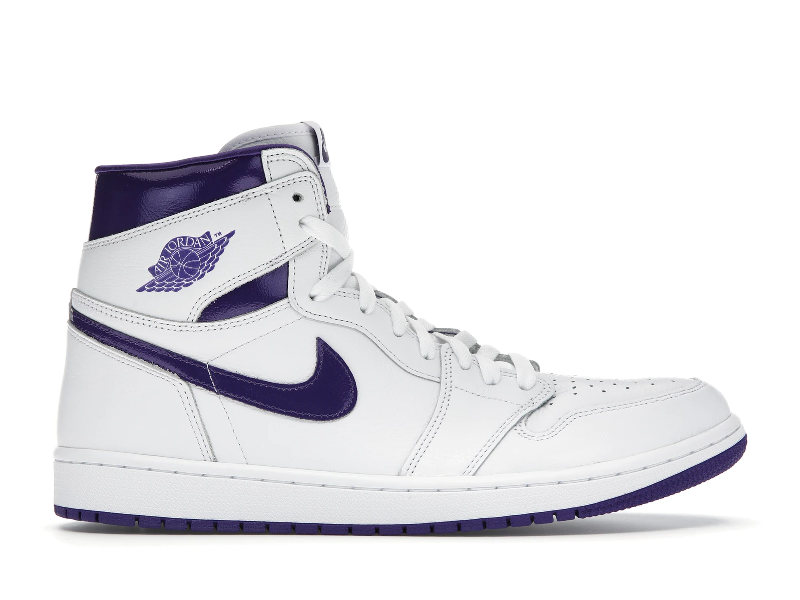 Air Jordan 1 Retro High White/Court Purple