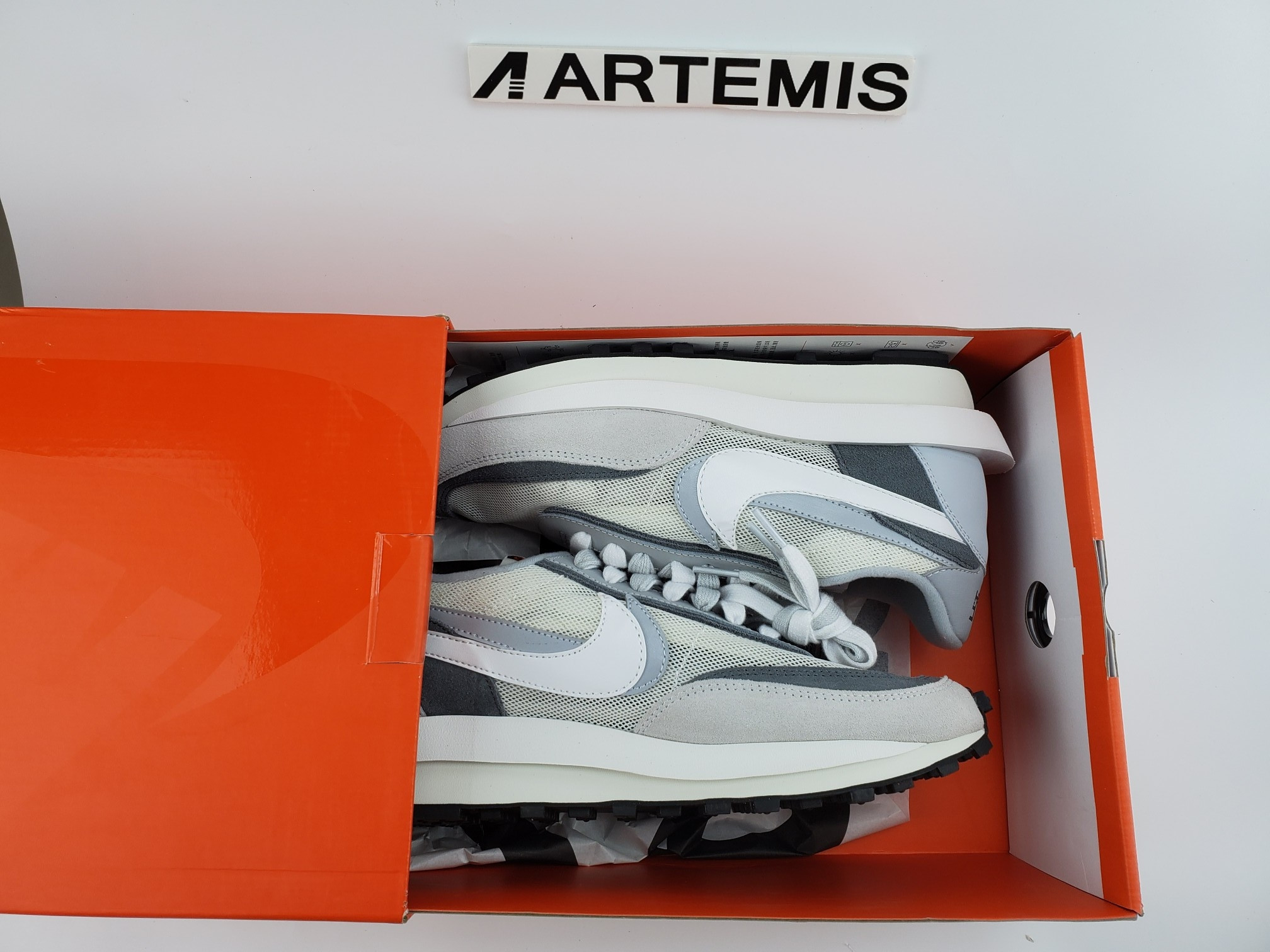 Nike LD Waffle Sacai White Grey