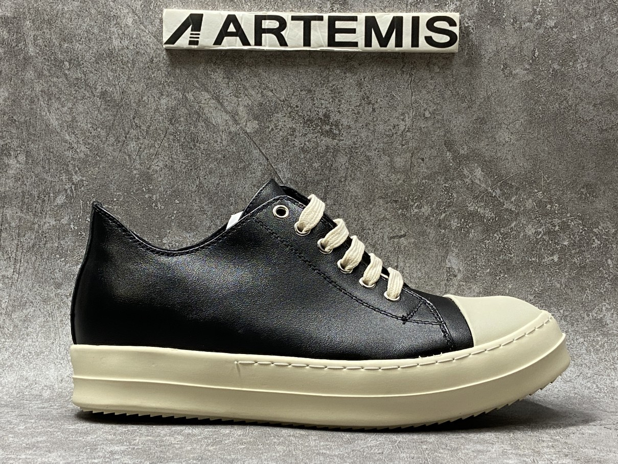 Rick Owens Low Srx & Jingle Black White