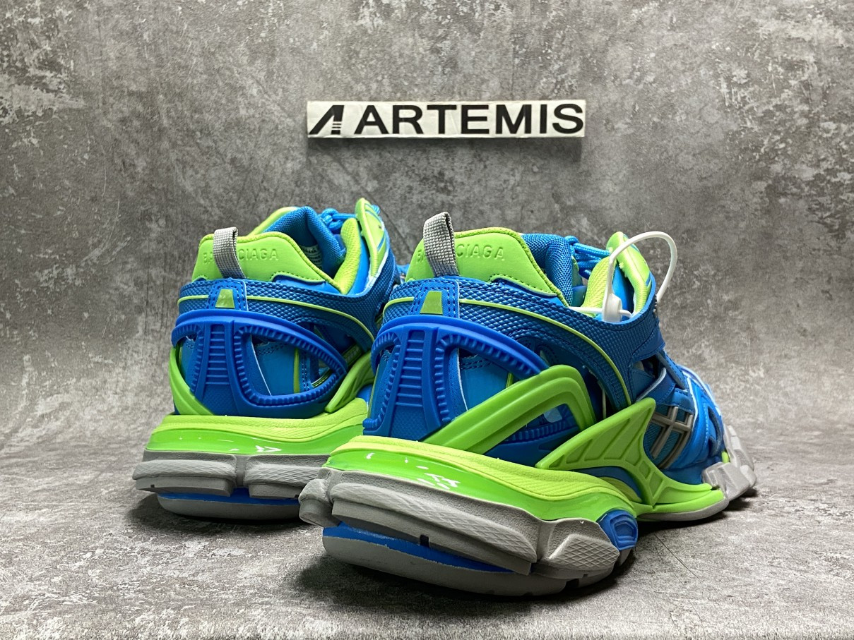 Balenciga Track Blue Green