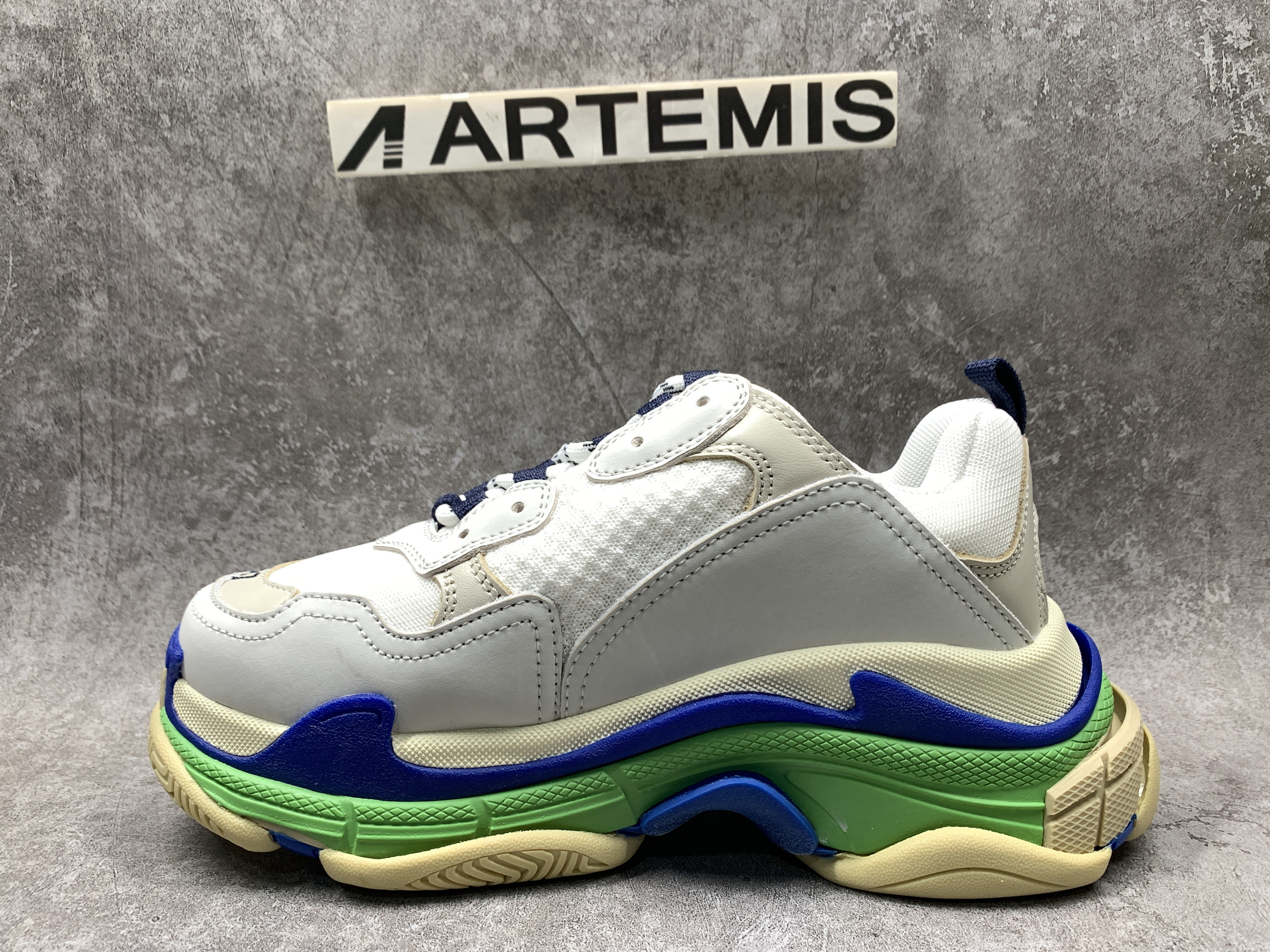 Balenciga Triple S Blue Green