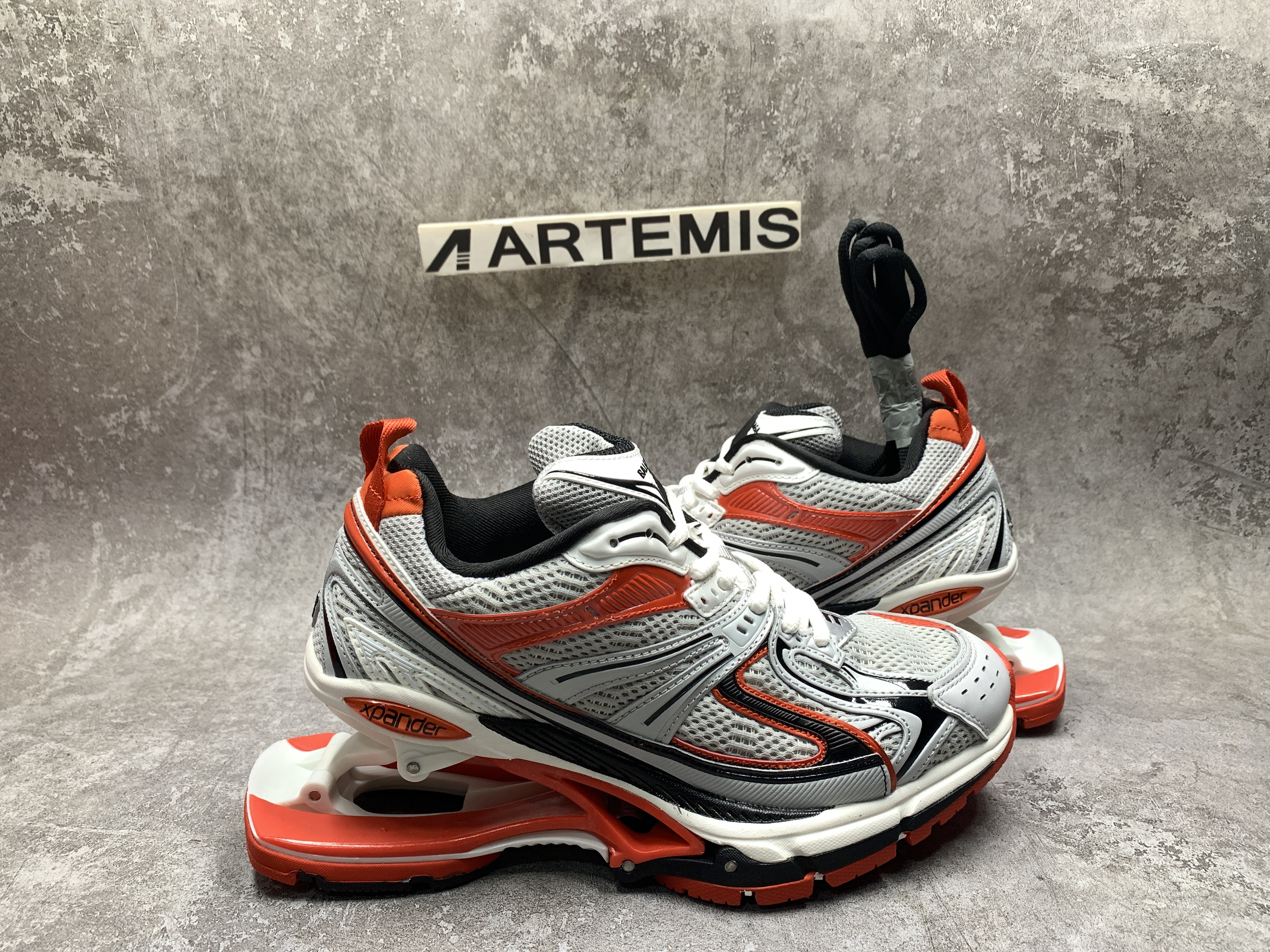 Balenciga X-Pander Sneaker Red Silver