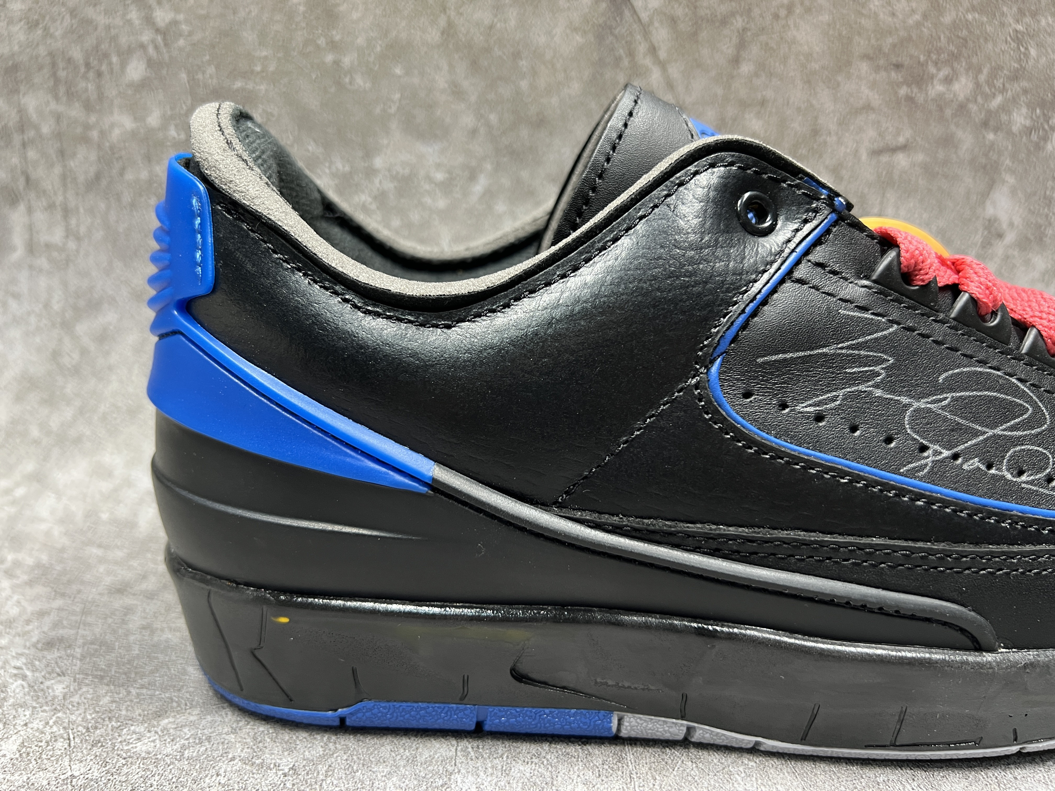 Air Jordan 2 Retro Low SP Off-White Black Blue