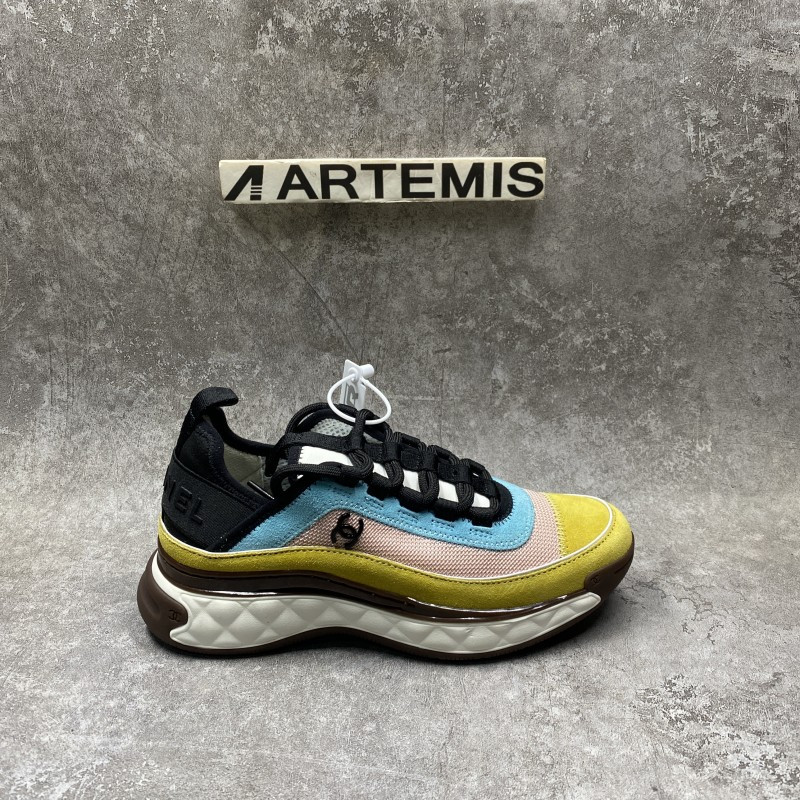 Channel Casual Style Street Style Plain Low-Top Sneakers