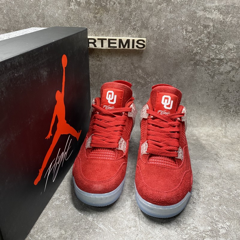 Air Jordan 4 Retro Oklahoma Sooners PE