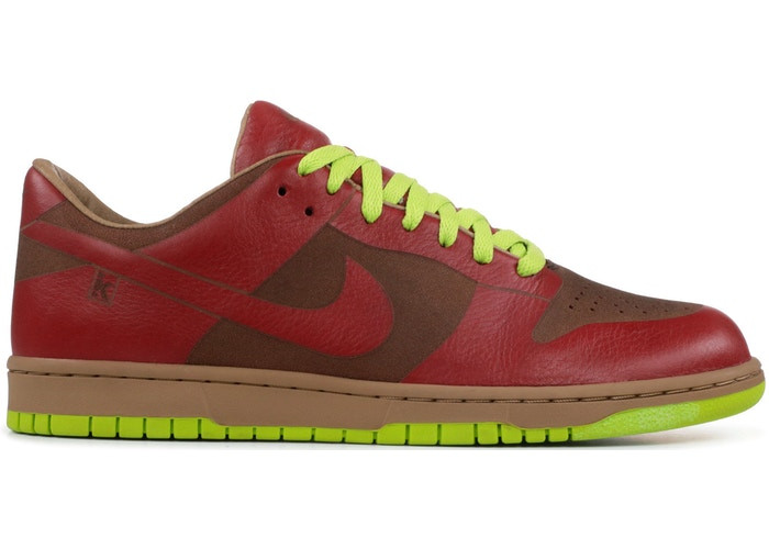 Nike Dunk Low 1-Piece Laser Varsity Red Chartreuse