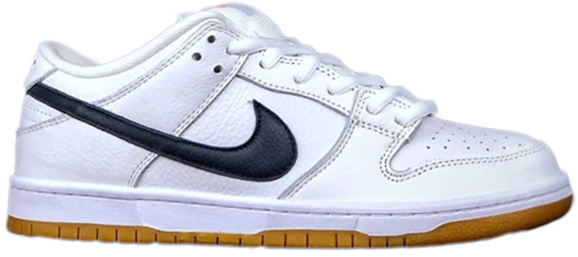 Nike SB Dunk Low Orange Label White Navy