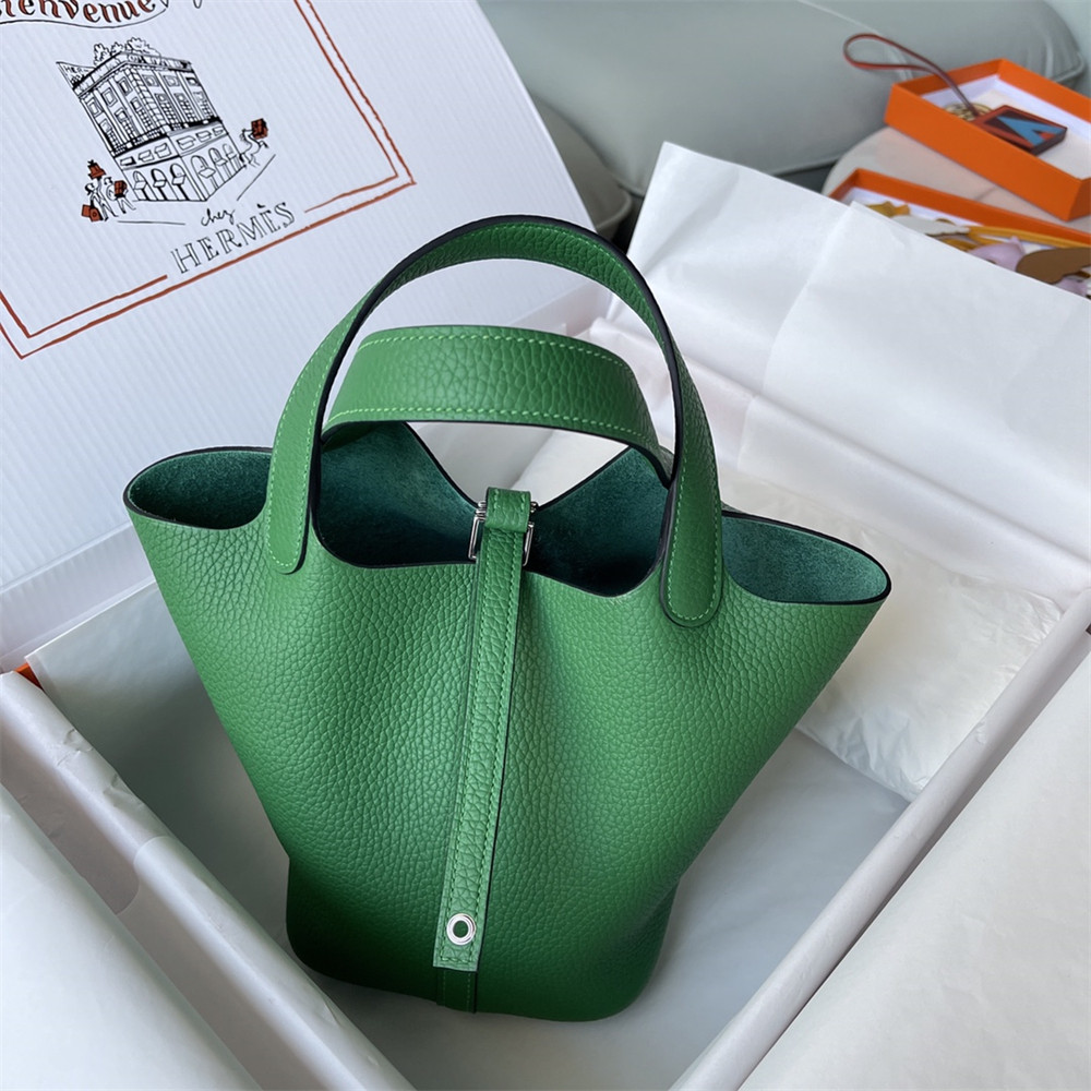 Hermès Picotin 18cm bamboo green without original box