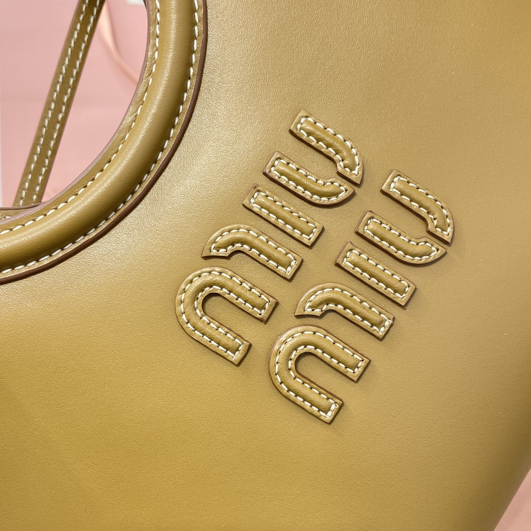 Miu Miu IVY leather bag 23.5x22x12cm