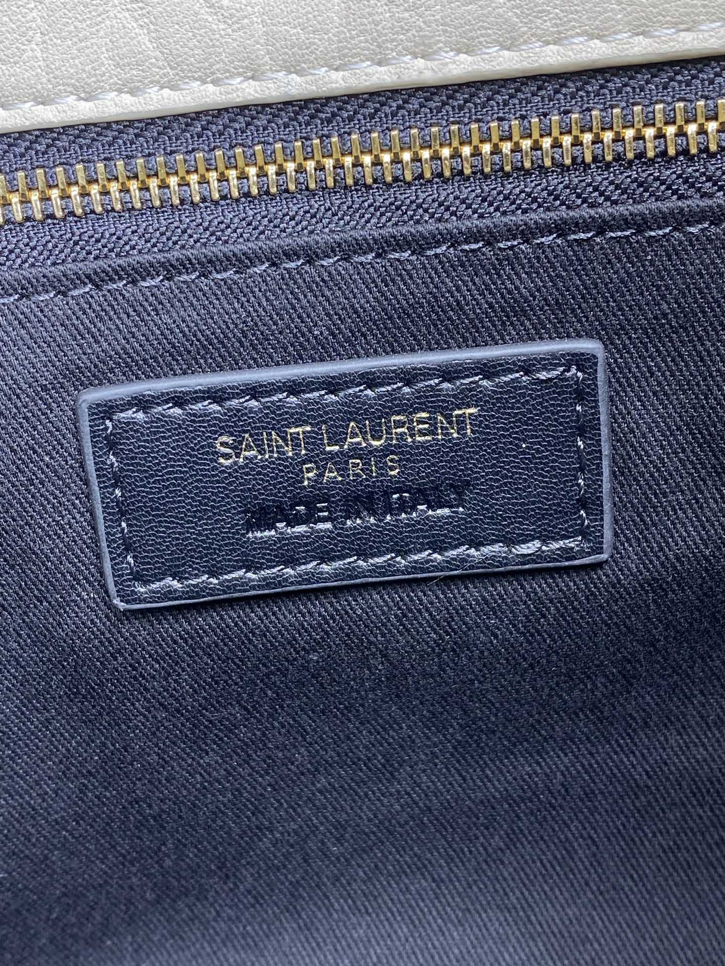 Y*L cassandre large envelope pouch in lambskin 29.5x18x4.5cm