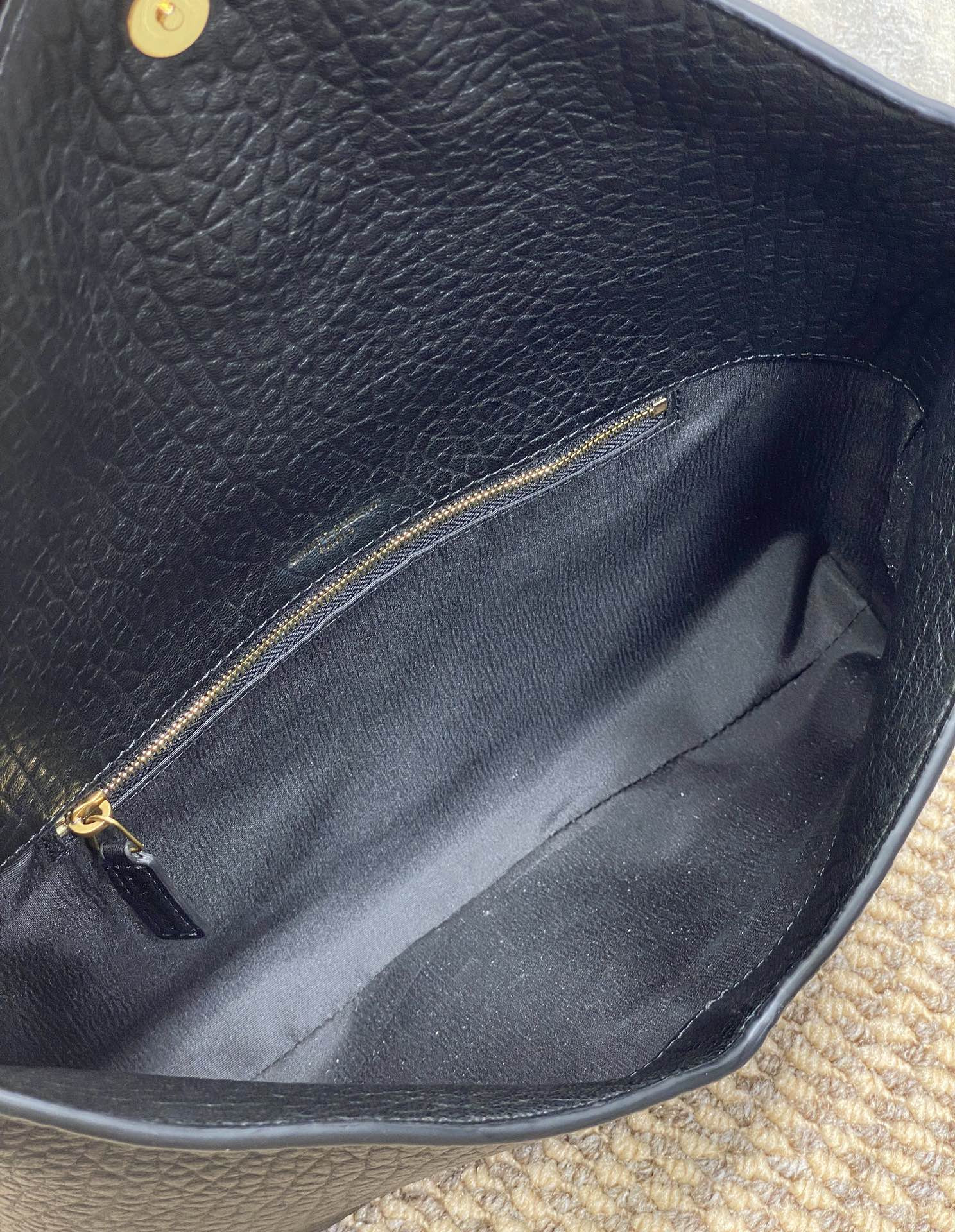 Y*L cassandre large envelope pouch in lambskin 29.5x18x4.5cm