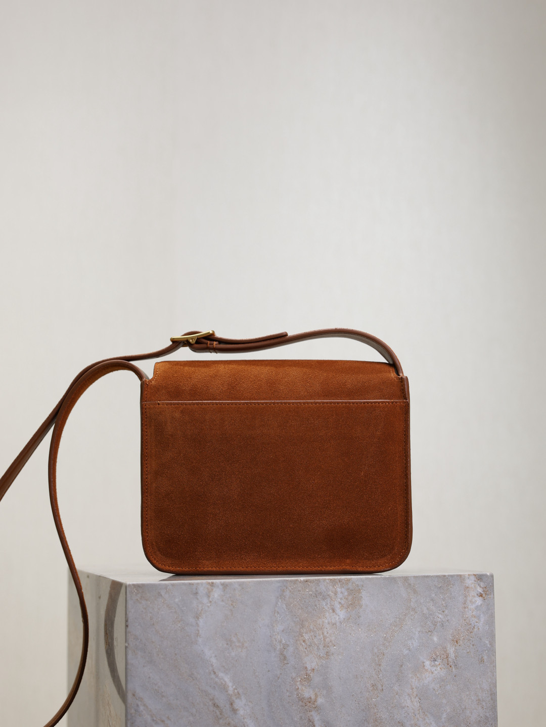 Y*L niki satchel in suede 21.5x16x9cm