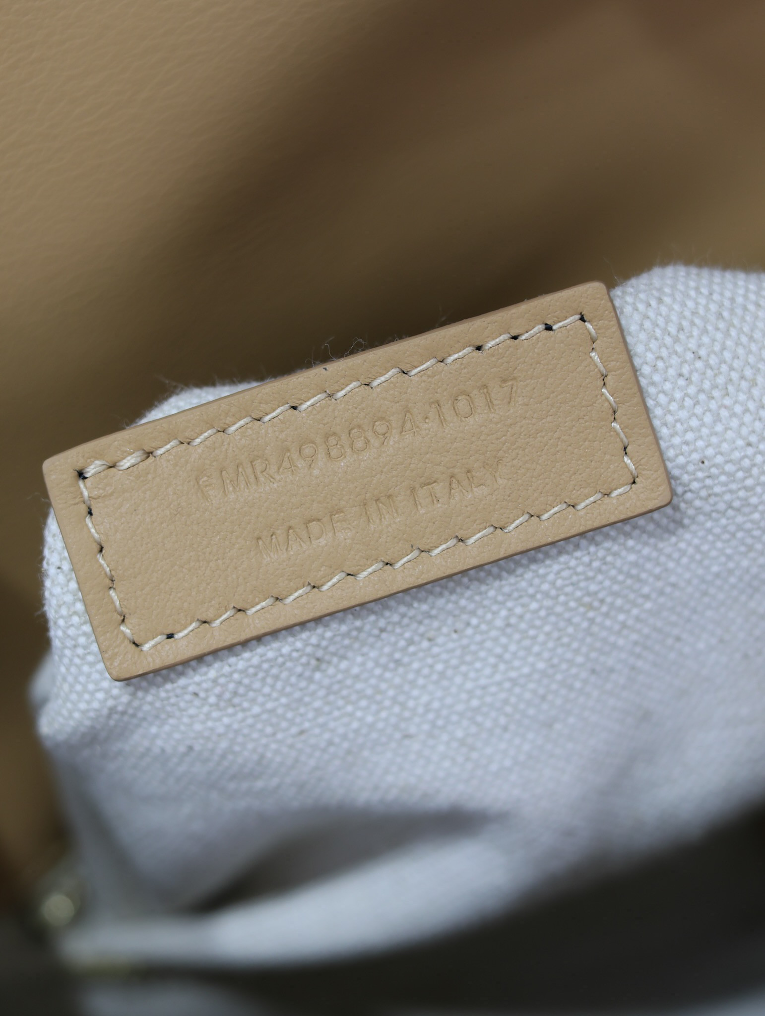 Y*L niki medium in calfskin cotton and linen 28x20x8.5cm